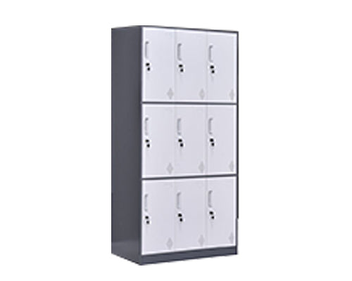 9 Doors Slim Rim Steel Locker