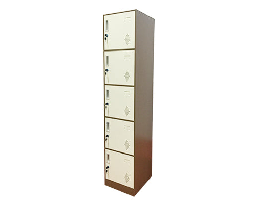 5 Doors Slim Rim Steel Locker