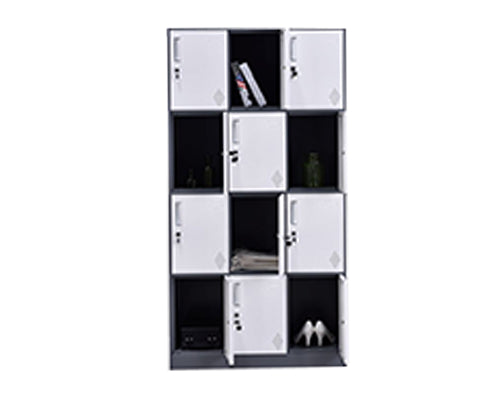 12 Doors Slim Rim Steel Locker