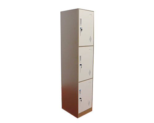 3 Doors Slim Rim Steel Locker