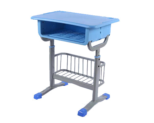 Single Desk Chair with Plastic Basket