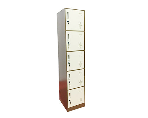 5 Doors Slim Rim Steel Locker
