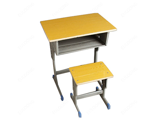 Middle College School Single Desks And Chair | School Single Desks and Chairs Without Backrest