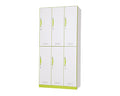 6 Doors slim rim steel locker