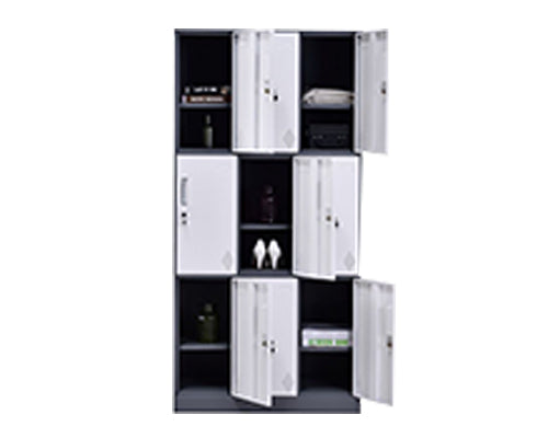 9 Doors Slim Rim Steel Locker
