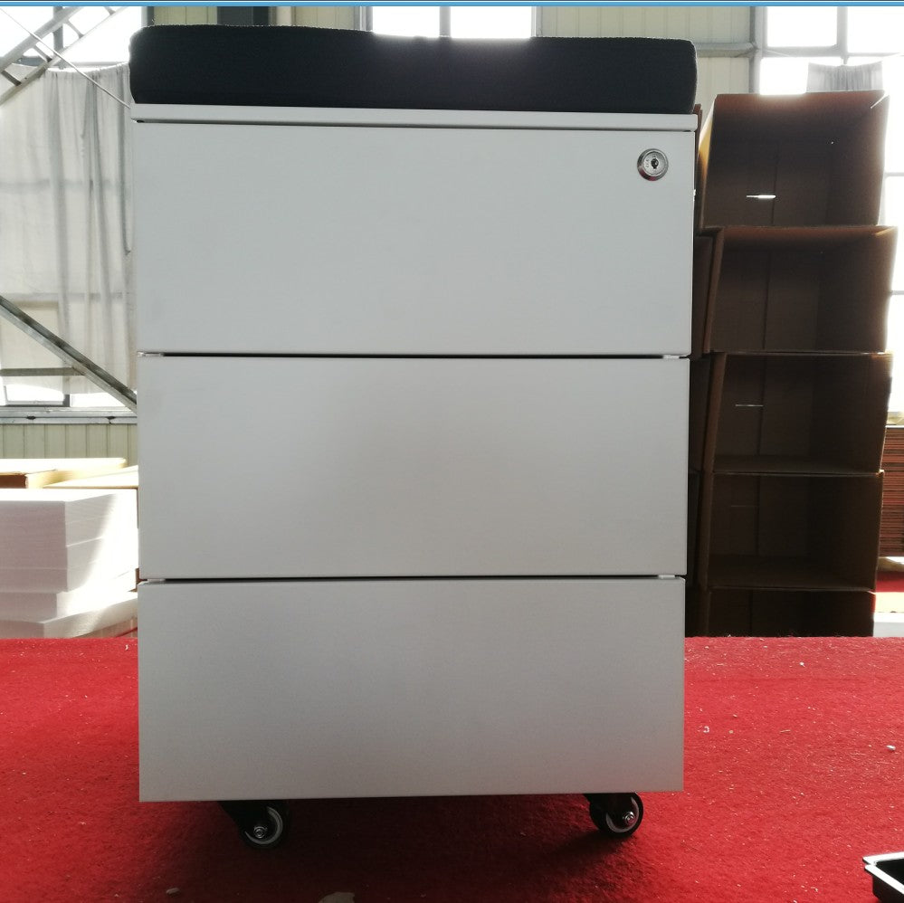 Customized Design 3 Equal Drawer Mobile Pedestal for Spain | Steel Office Cabinet