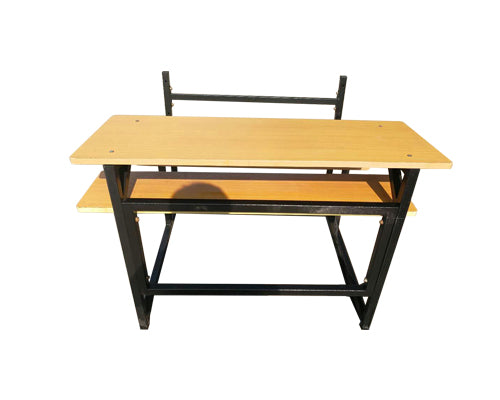 Attached Middle College School Single Desks And Chair