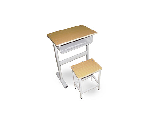 Middle College School Single Desks And Chair | School Single Desks and Chairs Without Backrest