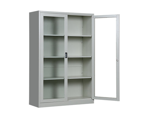 Complete Glass Half-Height Filing Cabinet
