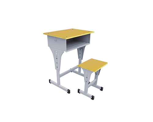 Middle College School Single Desks And Chair | School Single Desks and Chairs Without Backrest