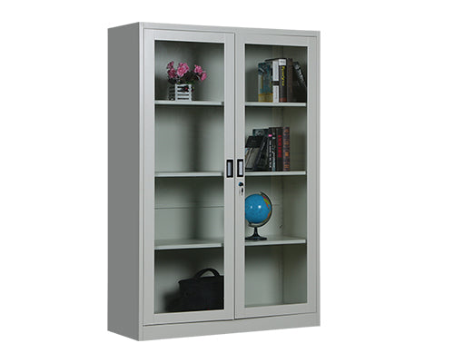 Complete Glass Half-Height Filing Cabinet