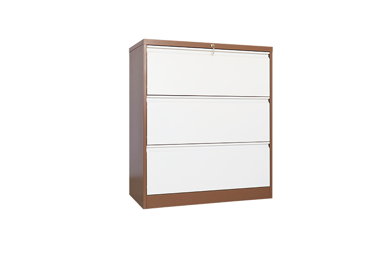 Lateral Style 3 Drawer Steel Filing Cabinet