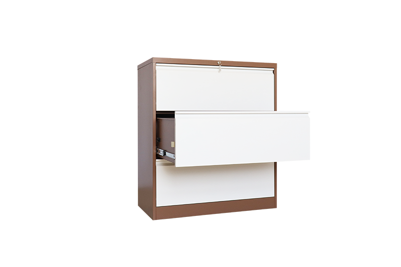 Lateral Style 3 Drawer Steel Filing Cabinet