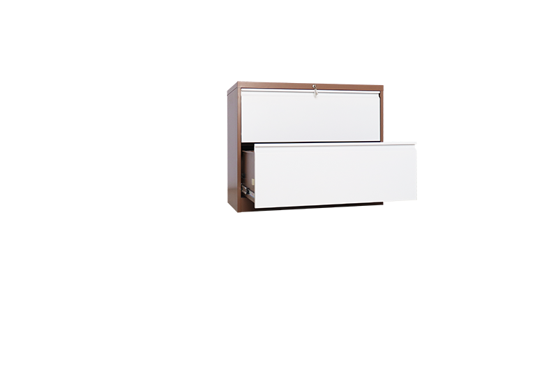 Lateral Style 2 Drawer Cabinet in Steel Filing Cabinets