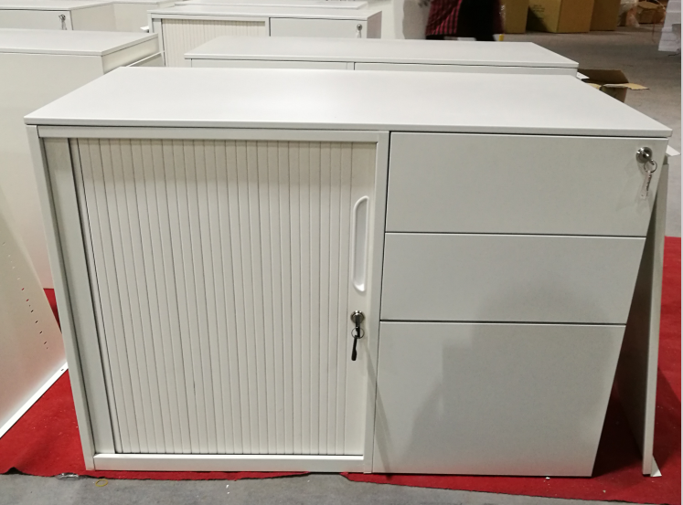 Mobile Caddy with Side Drawer Pedestal