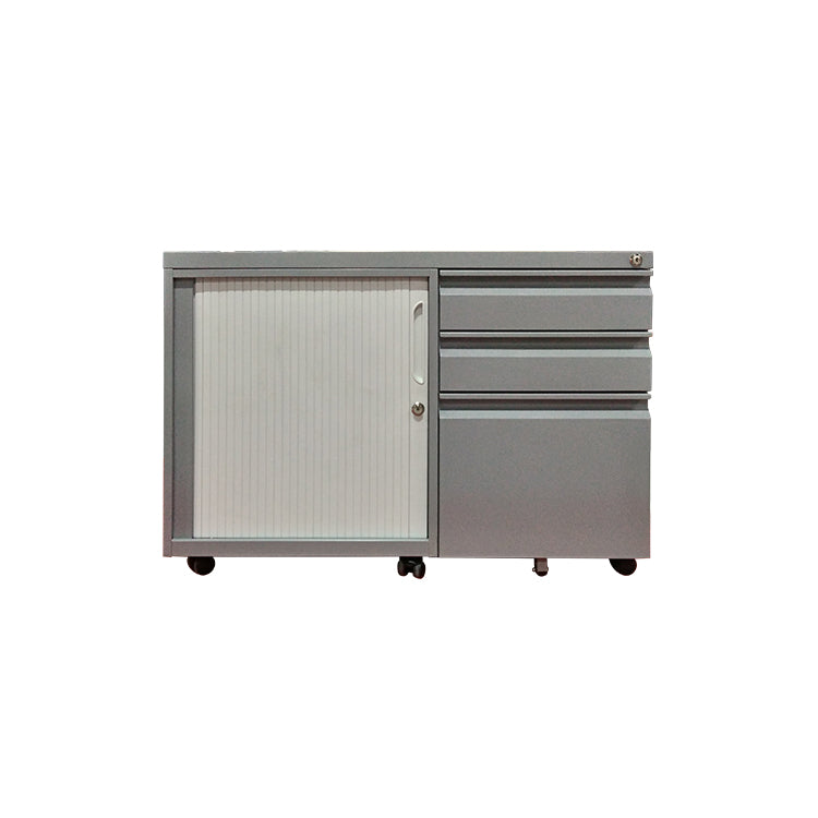 Mobile Caddy with Side Drawer Pedestal