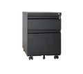 2 Drawer Mobile Pedestal with Finger Handle for Office Storage